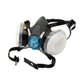 A máscara respiratória Viper semi-integral com grupo de filtros AB1P2R para proteção orgânica e inorgânica contra gás orgânico / vapores e partículas.