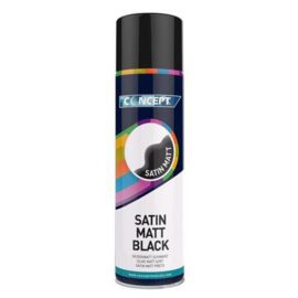 Tinta Spray Acrílica Preta Satin Matt 450ml