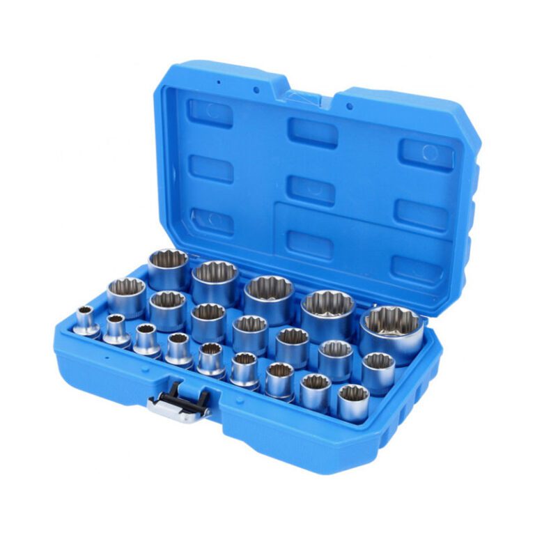 Chaves de Caixa Dozavadas 1/2" 21 Peças