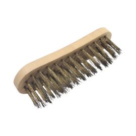 Escova de Aço Liso Latonado Nº6 85008