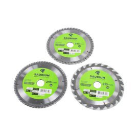 Mala com 3 Discos de Tungsténio 210mm 48710