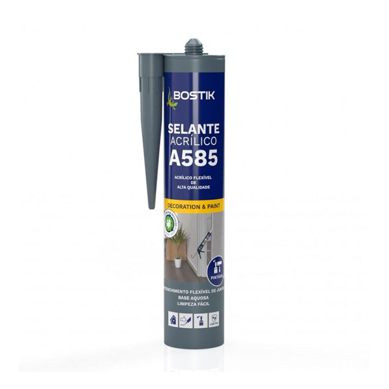 Silicone Acrílico Liso Branco A585 310ml