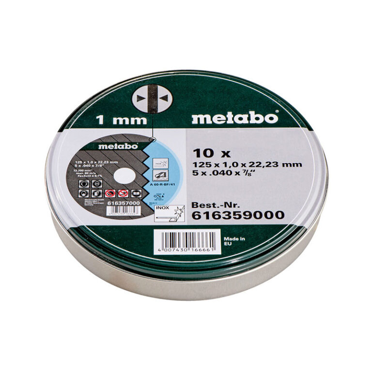 Disco Inox 125x1.0x22.23mm (10 Uni.)