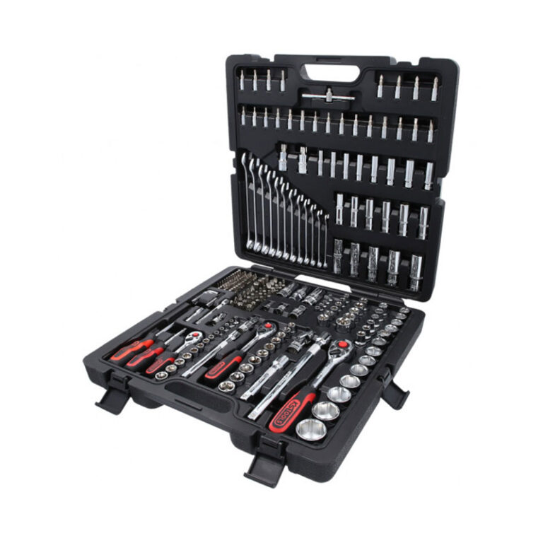 Chaves de Caixa Cromadas 1/4"+ 3/8"+1/2" KIT 216 Peças