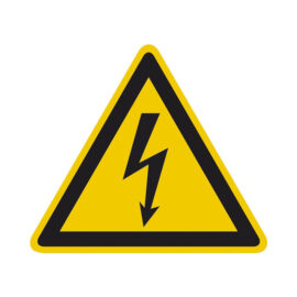 Sinal de Aviso Corrente Elétrica