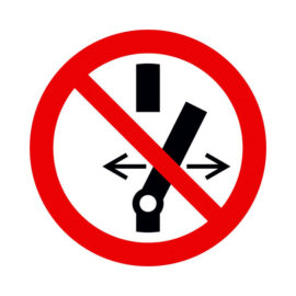 Sinal de Aviso de Interruptor