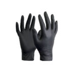 Luvas de Nitrilo Pretas 049N (Cx. 100 Uni.)