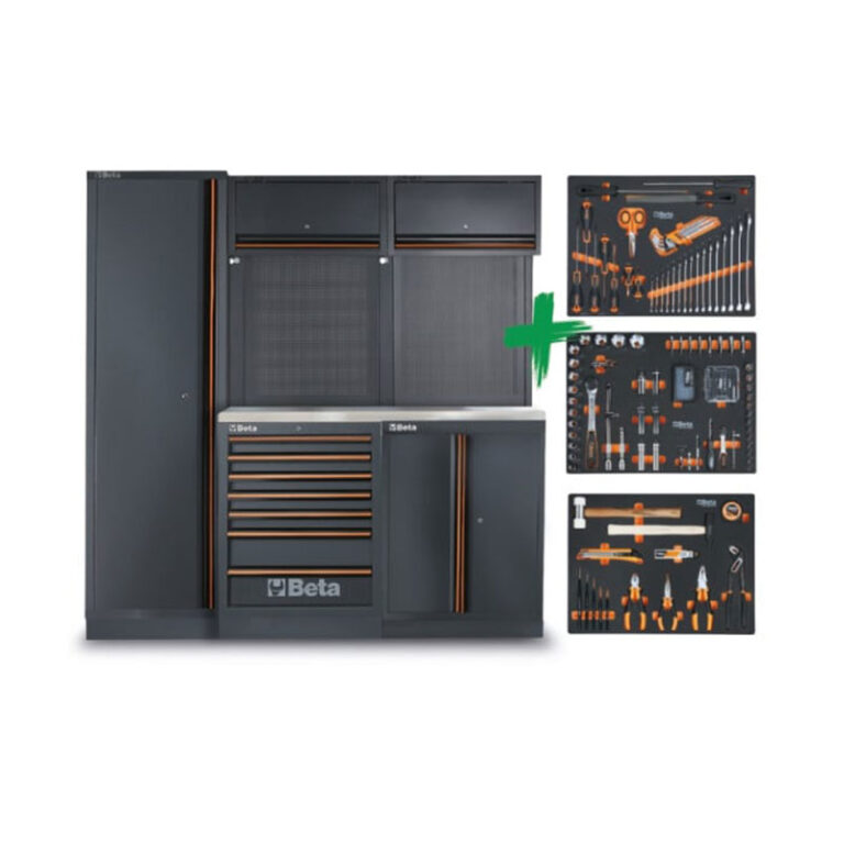 Móveis para Oficina C45PRO 2.0 B7X + 196 Ferramentas C45PRO 2.0 B7X/196UT