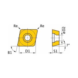 Pastilhas HM ISO CCMT09T304