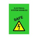 Poster Eletrostático de Sinalização de Segurança