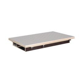 Tampo de Mesa 120x80/160x120cm Perfurado Ø20mm com Gaveta