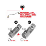 Chaves Tubos de Injeção 3/8" KIT 2 Peças