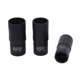 Conjunto de Chaves de Caixa de Impacto Estriadas 1/2"