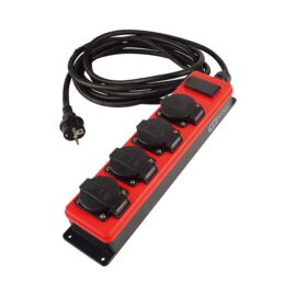 Extensão com 4 Tomadas e 2 Portas USB 5Mts IP54