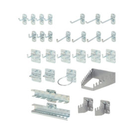 Ganchos para Painéis Perfurados KIT 28 Peças
