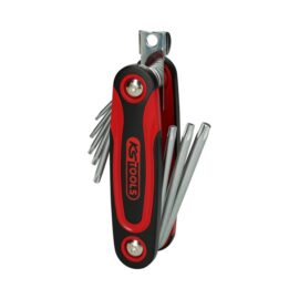 Jogo de Chaves Torx com Furo Frontal 8 Peças