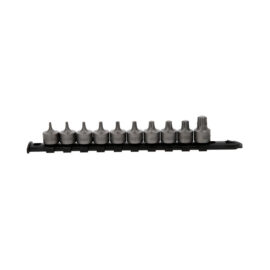 Jogo de Chaves de Caixa de Bits Torx 3/8" T10 - T55 10 Peças