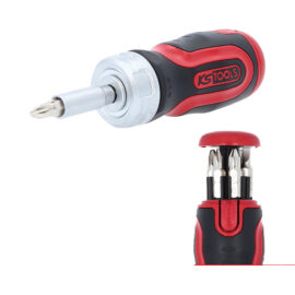 Mini Chave 6 em 1 para Bits 1/4" com Roquete