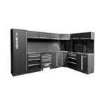 Móveis para Oficina em L MODULEO 340x212cm Opção 1